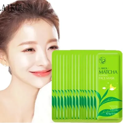 LAIKOU Matcha Sleeping Facial Mask